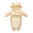 thumbnail image 1 of EnJoCho Toddler Coats for Girls 12 Months Baby Boys Girls Cute Cartoon Hooded Snow Wear Jumpsuit Outwear Snowsuit Padded Jacket Warm Romper Coat Kids Trendy Winter Fall Clothes Clearance, 1 of 3