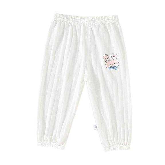 EnJoCho Toddler Cotton Pleated Sweatpants Baby Kids Joggers Long Pants Soft Cute Fall Elastic Waist Straight Trousers Comfortable Loung𝖾 Pants for Kids Warm Winter Everyday Play