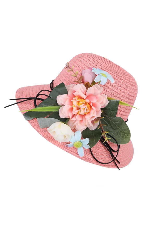 Toddler Cute Straw Hat Sun Hats Baby Girls Breathable Summer Boy Kids Flower Beach Hat Baby Child Casual Outing Hats