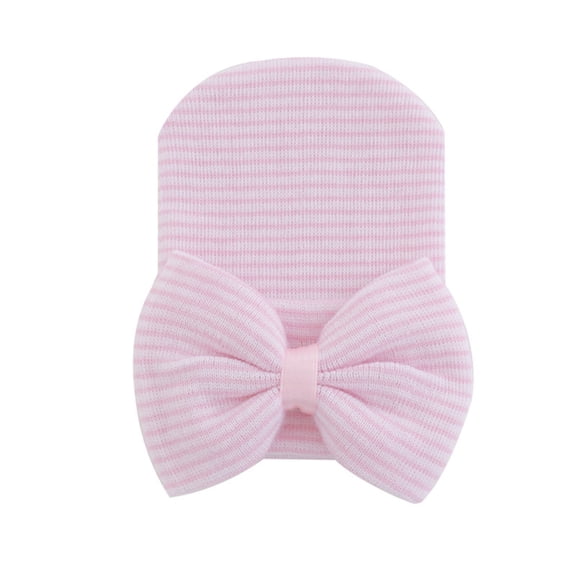 EnJoCho Toddler Fashion Hats Baby Girls Bows Stripe Headbands Nursery Caps Baby Small Kids Cute Daily Head Wear