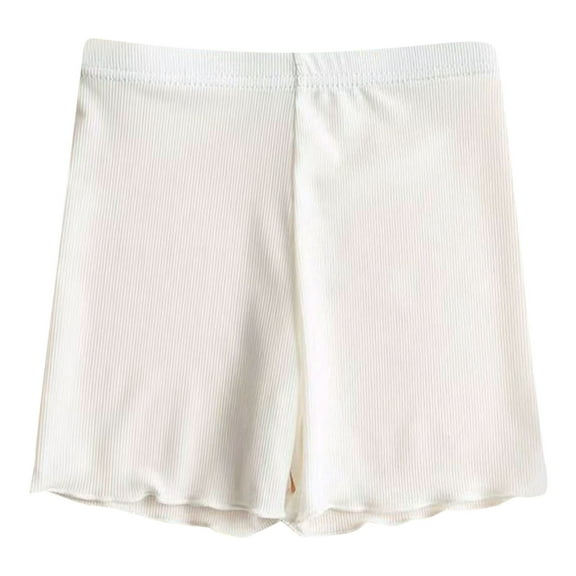 EnJoCho Toddler Girl Shorts Summer Girls Ribbed Solid Color Leggings Underwear Fashion For Children Clothes Baby Cute Underwear