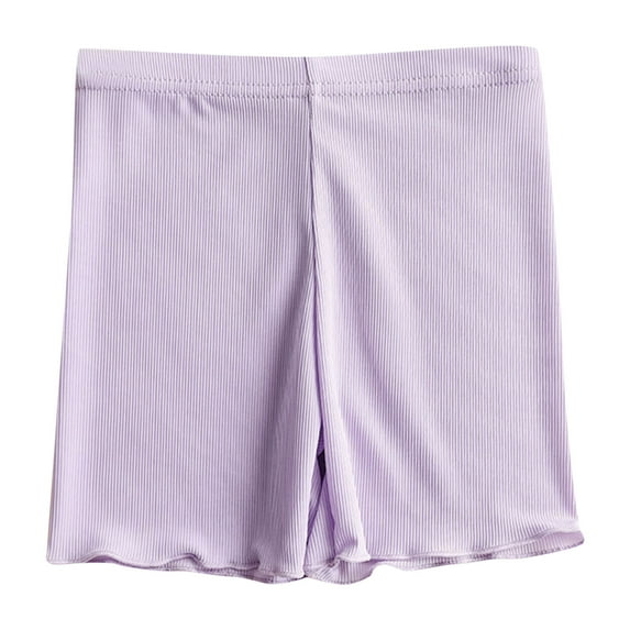 EnJoCho Toddler Girl Shorts Summer Girls Ribbed Solid Color Leggings Underwear Fashion For Children Clothes Baby Cute Underwear