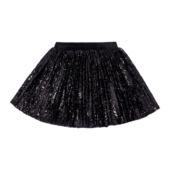 EnJoCho Toddler Girl Tutu Skirt Girls Skirt Sequin Pleated Skort Sparkly Min𝗂 Skirt for Girls Birthday Dance Music Concert Clothes