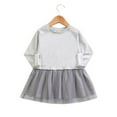 thumbnail image 1 of EnJoCho Toddler Girls Sweatshirt Dress Cotton Winter Long Sleeve Shirts with Tutu Skirts Kids Casual Pullover Outwear 2-7 Years, 1 of 6