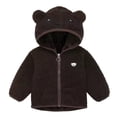 thumbnail image 1 of EnJoCho Toddler Jackets Boys 5t Toddler Kids Baby Girls Boys Jacket Bear Ears Hooded Outerwear Zipper Warm Winter Coat Outwear Little&Big Kids Trendy Winter Fall Jackets&Coat Clearance, 1 of 4