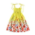 thumbnail image 1 of EnJoCho Toddler Kids Girls Baby Floral Bohemian Beach Straps Dress Princess Clothes Baby Girls Fashion Summer Party Wear Clothes Cute Dress Floral, 1 of 3