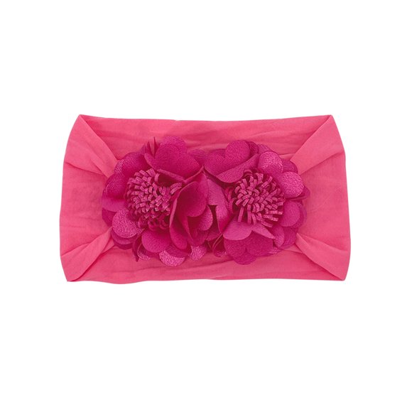 EnJoCho Toddler Princess Solid Headwear Baby Boys Girls Stretch Floral Hairband 3 Years Baby Small Kids Cute Daily Head Wear