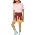 thumbnail image 1 of EnJoCho Toddler Skirt Little Girls Athletic Unifor𝗆 Skorts Go𝗅f Outfit Cheer Tennis Skirts with Shorts Girls Floral Dress Easter Floral Print Dress, 1 of 7