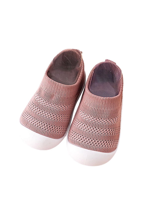 Toddler Sneakers Breathable Soft Sole Shoes, Non-Slip Half-Open Toe Play Shoes for Active Kids, Flexible Lightweight Walking Sneakers for Boys Girls 0-4.5 Years