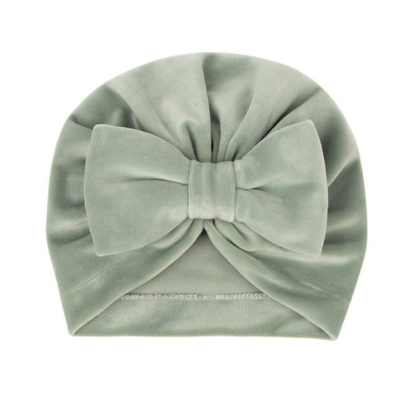 EnJoCho Toddler Solid Winter Hat with Bow For Baby Girls Boys Warm Cap Hat Adorable Kids 0-24 Months Headwear Baby Small Kids Cute Daily Head Wear
