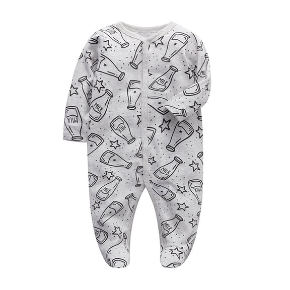 EnJoCho Toddler Sport Playsuit Baby Girls Boys Soft Cute Cartoon Footies Romper Jumpsuit Outfits Toddler Trendy Bodysuit Party Wear Home Casual Clothing