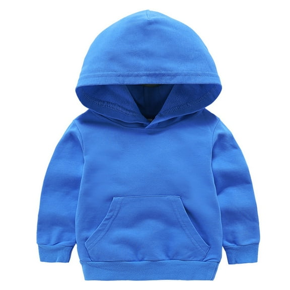 EnJoCho Toddler Sweatshirt Boys Girls Cotton Pullover Hoodie Casual Long Sleeve Solid Fall Winter Hooded Tee Tops Blouse Loung𝖾 Wear Hoodie Sweatshirt Pullover