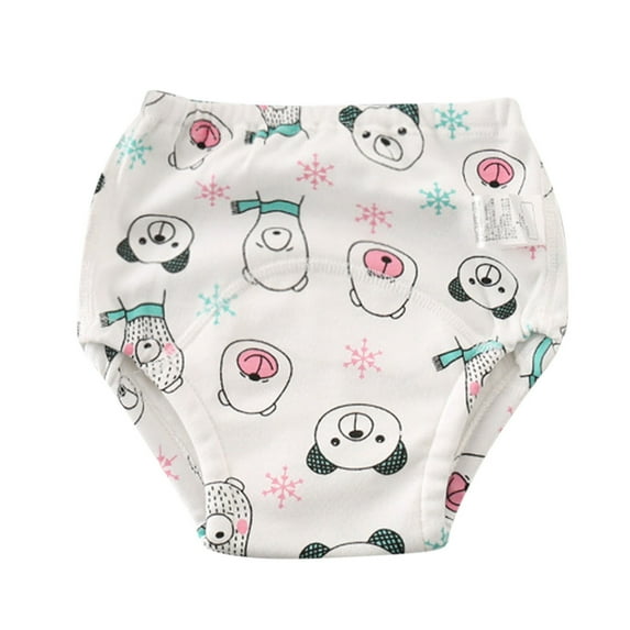 EnJoCho Toddler Unisex Cotton Reusable Training Underwear Nappies Breathable Underpants Shorts Baby Girl Boy Fashion Home Wear