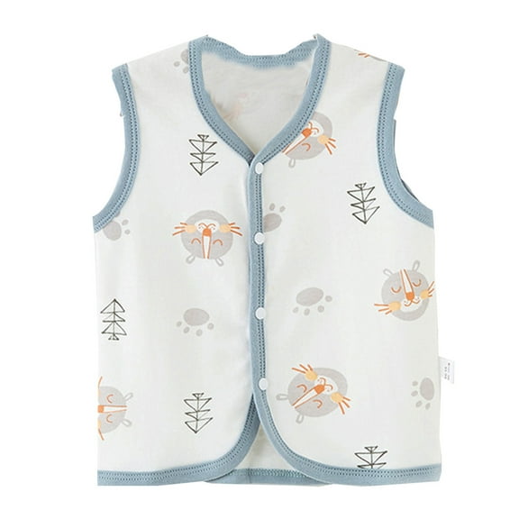 EnJoCho Toddler Vest Toddler Baby Boys Girls Winter Sleeveless Cartoon Coat Outwear Warm Coat Vest Jacket Bear Elephant Tiger Little Child Trendy Comfort Vest Casual Outwear