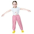 thumbnail image 1 of EnJoCho Toddlers Rain Pants Boys Girls Adjustable Comfortable Mud Dirty Proof Lightweight Reflective 𝖶aterproof Unisex Rainwear Outdoor Play Garden School Playground Activities, 1 of 4