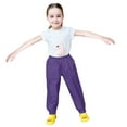 thumbnail image 1 of EnJoCho Toddlers Rain Pants Boys Girls Adjustable Comfortable Mud Dirty Proof Lightweight Reflective 𝖶aterproof Unisex Rainwear Outdoor Play Garden School Playground Activities, 1 of 4
