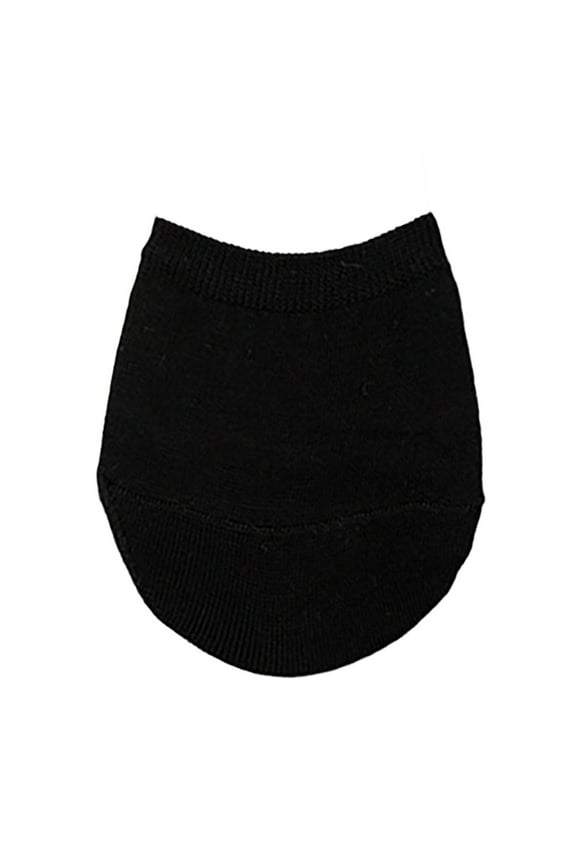 Toe Topper Socks for Women, Mule Socks Half Toe Socks Toe Topper Liner Half Socks Cotton Socks Seamless No Show Liner Half Socks for Heels, Non-Skid Bottom Mule Socks