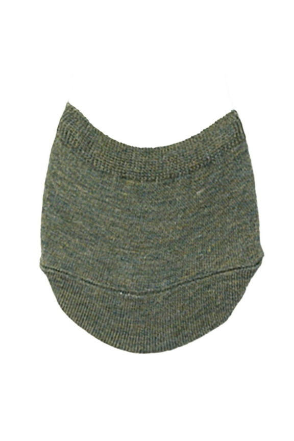 Toe Topper Socks for Women, Mule Socks Half Toe Socks Toe Topper Liner Half Socks Cotton Socks Seamless No Show Liner Half Socks for Heels, Non-Skid Bottom Mule Socks