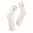thumbnail image 1 of EnJoCho Trendy Medium-Length Socks For Ladies Cozy Crew Socks For Women, Women Winter Warm Ladies Floor Slouchy Socks Peach Women Fruit Socks, 1 of 3
