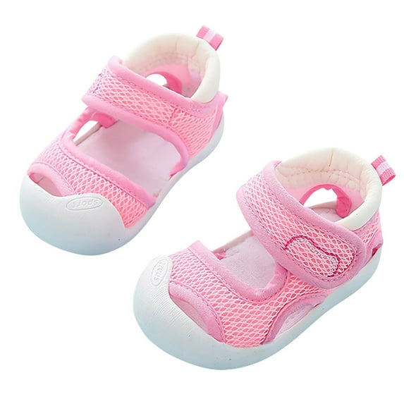 EnJoCho Unisex Baby Boys Girls Water Shoes Quick-Dry Mesh Sport Sandals with Non-Slip Rubber Sole, Closed Toe Outdoor Beach Pool Sneakers for Toddler Boys & Girls