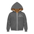 thumbnail image 1 of EnJoCho Unisex Boys Girls Zip Up Hoodie Oversized Long Sleeve Hooded Sweatshirt Casual Y2K Jacket Winter Clothes Street Fashion, 1 of 7