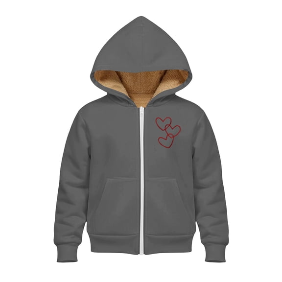 EnJoCho Unisex Boys Girls Zip Up Hoodie Oversized Long Sleeve Hooded Sweatshirt Casual Y2K Jacket Winter Clothes Street Fashion