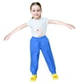 thumbnail image 1 of EnJoCho Unisex Kids Rain Pants Toddler Adjustable Comfortable 𝖶aterproof Windproof Rain Trousers Over Pants Mud Dirty Proof Girls Boys Outdoor Play Garden School Playground Activities, 1 of 5