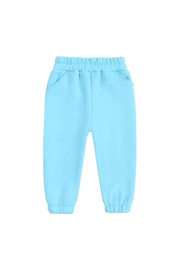 Unisex Toddler Baby Boys Girls Cotton Sweatpants Casual Elastic Waist Sport Jogger Athletic Pants Trousers Bottoms Playwear Loung𝖾 Clothing Activewear Everyday Wear