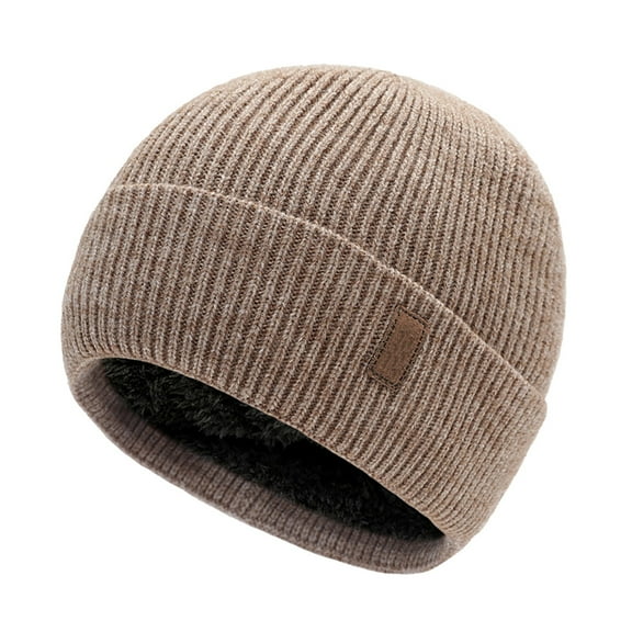 EnJoCho Winter Woolen Hat Womens Loose Woolen Hat Oversized Knitted Warm Winter Hat Suitable For Cold Weather One Size Gender-Neutral Aran Knit Wool Beanie Women'S Hipster Cable Knit Cap