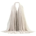 thumbnail image 1 of EnJoCho Women 2024 Fashion Soft Hijab Long Scarf Wrap Scarves Casual Solid Turban Headwear Turban Scarf, 1 of 4