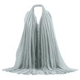 thumbnail image 1 of EnJoCho Women 2024 Fashion Soft Hijab Long Scarf Wrap Scarves Casual Solid Turban Headwear Turban Scarf, 1 of 4