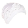 thumbnail image 1 of EnJoCho Women Ladies Flower Head Hat Cap Ethnic Floral Hair Cover Wrap Turban Headwear Turban Cap Pleated Hat, 1 of 4