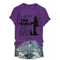 thumbnail image 1 of EnJoCho Women Plus Size Tops Shirt Women Hallow-een Brew Tshirt Funny Coffee Co Letter Print T Shirt Tee Casual Plus Size Blouse Going Out 2024 Trendy Active Wear Tops, 1 of 4