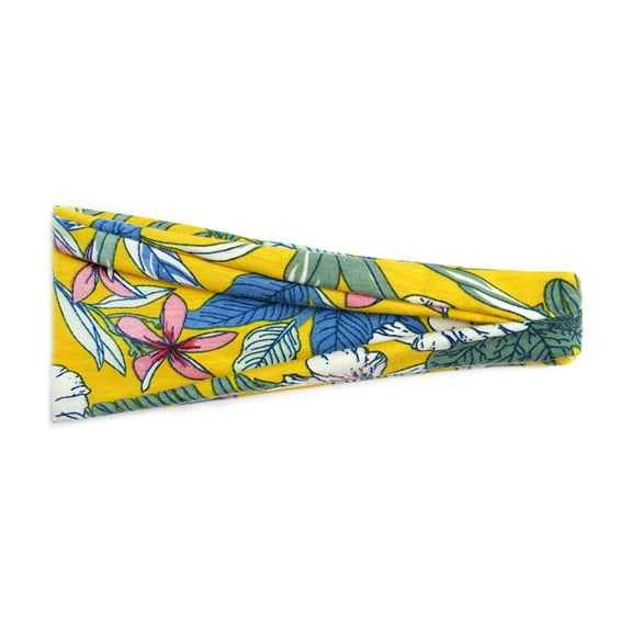 EnJoCho Women Quick Drying Headwrap Turban Headband Casual Printing Yoga Hairband Sports Elastic Sweat Absorbing Headband