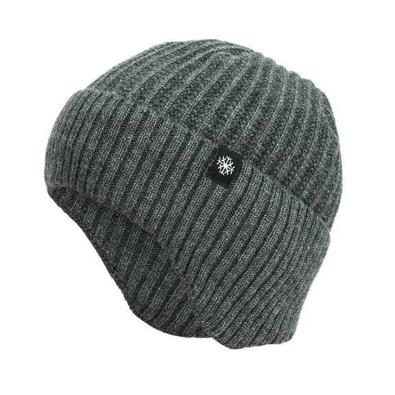 EnJoCho Women'S Fashion Knit Beanie Hat Warm Cable Knit Hats Soft Stretch Thick Cute Knitted Cap For Cold Weather Letter Hats Gender-Neutral Warm Woolly Hat