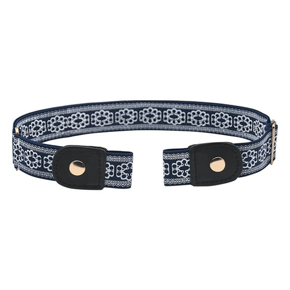 EnJoCho Women Skinny Elastic Belts for Dress Waist Belt for Pants Stretch Thin Belt Unbuttoned Elastic Belt For Men Women Unbuttoned Elastic Slim Belt For Jeans And Dresses