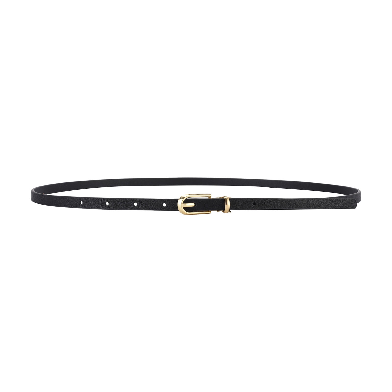 EnJoCho Women Skinny Faux Leather Belt Thin Waist Belt with  display picture 1