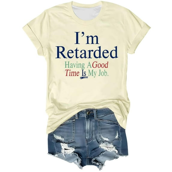 EnJoCho Women's Plush Size Tops Women's Fashion Casual Letter Printed Round Neck Short Sleeve Top T Shirt Casual Plus Size Blouse Going Out 2024 Trendy Active Wear Tops