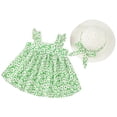 thumbnail image 1 of EnJoCho toddler Cute Dress Girls Fly Sleeve Sundress Floral Prints Dress Princess Dress Clothes Little Children Girl Summer Trendy Dress Outfits 12-18 Months, 1 of 7