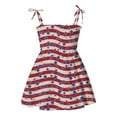 thumbnail image 1 of EnJoCho toddler Flowy Dress Baby Girls Summer Beach Dress Independence Day 4 of July Suspender Clothes Girls Casual Fashion Party Holiday Dresses, 1 of 9