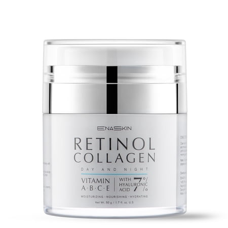 Enaskin Naturals Retinol Collagen Day and Night Face Cream, Skincare Face Moisturizer, 1.7 fl oz