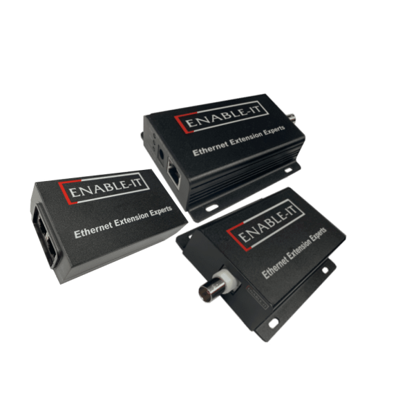 Enable-IT 1-Port Coax Gigabit PoE Extender Kit