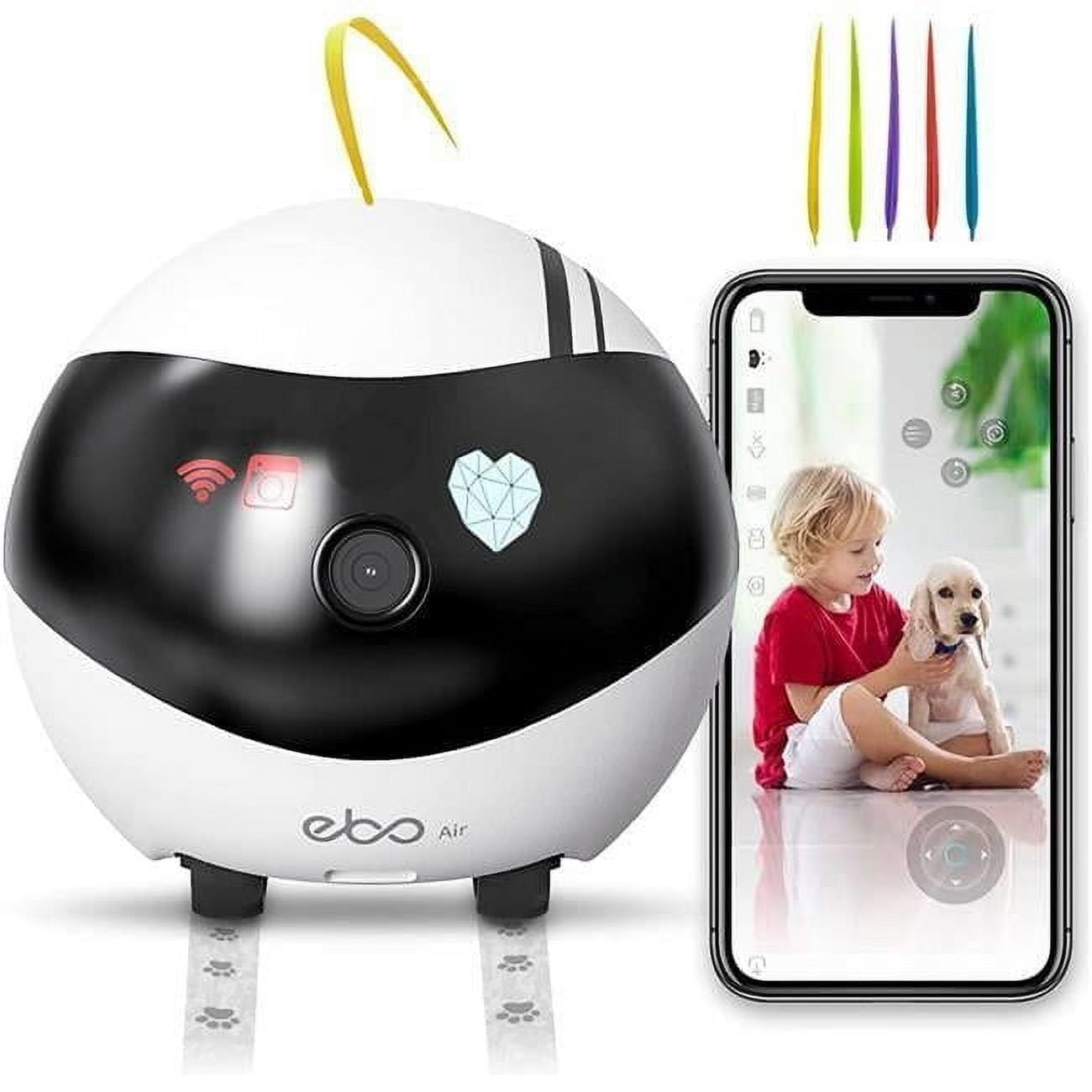 Enabot Air Security Pet & Motion Detection AI Camera with E-Pet, Wireless Self-Charging, Multicolor