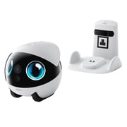 Enabot EBO 2S FamilyBot with 2.5K Resolution, 24/7 Recording, AI Tracking, Scheduled Patrols, Pet Entertainment, Shareable Access, Charging Dock
