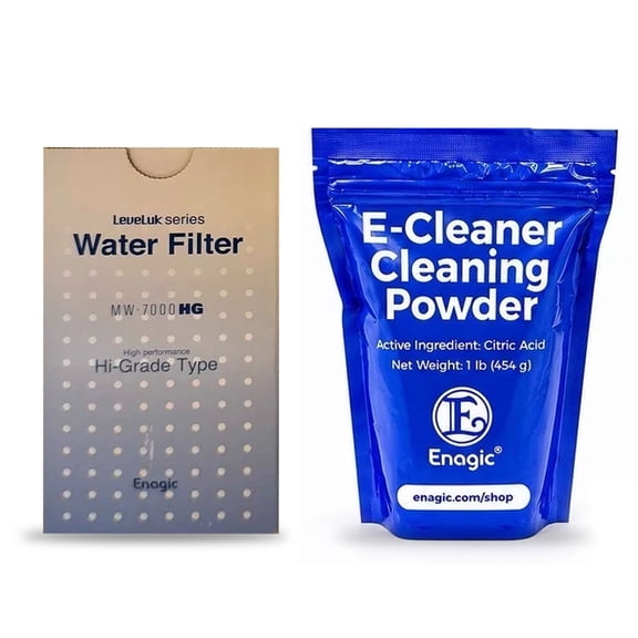 Enagic High Grade HG-7000 Filter & 1lbs E-Cleaner powder