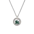 thumbnail image 1 of Enamel Alligator Spinner Snowflakes are Kisses Affirmation Ring Necklace, 1 of 2