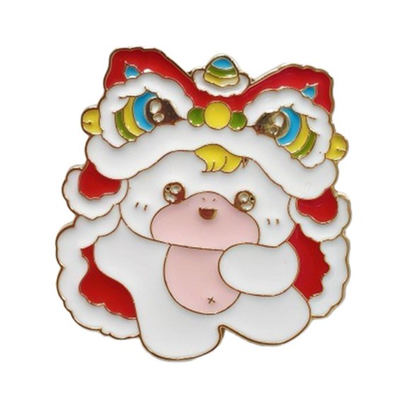 Enamel Brooch Pin Metal Badge Cute Accessory Apparel Decoration Eco-Friendly