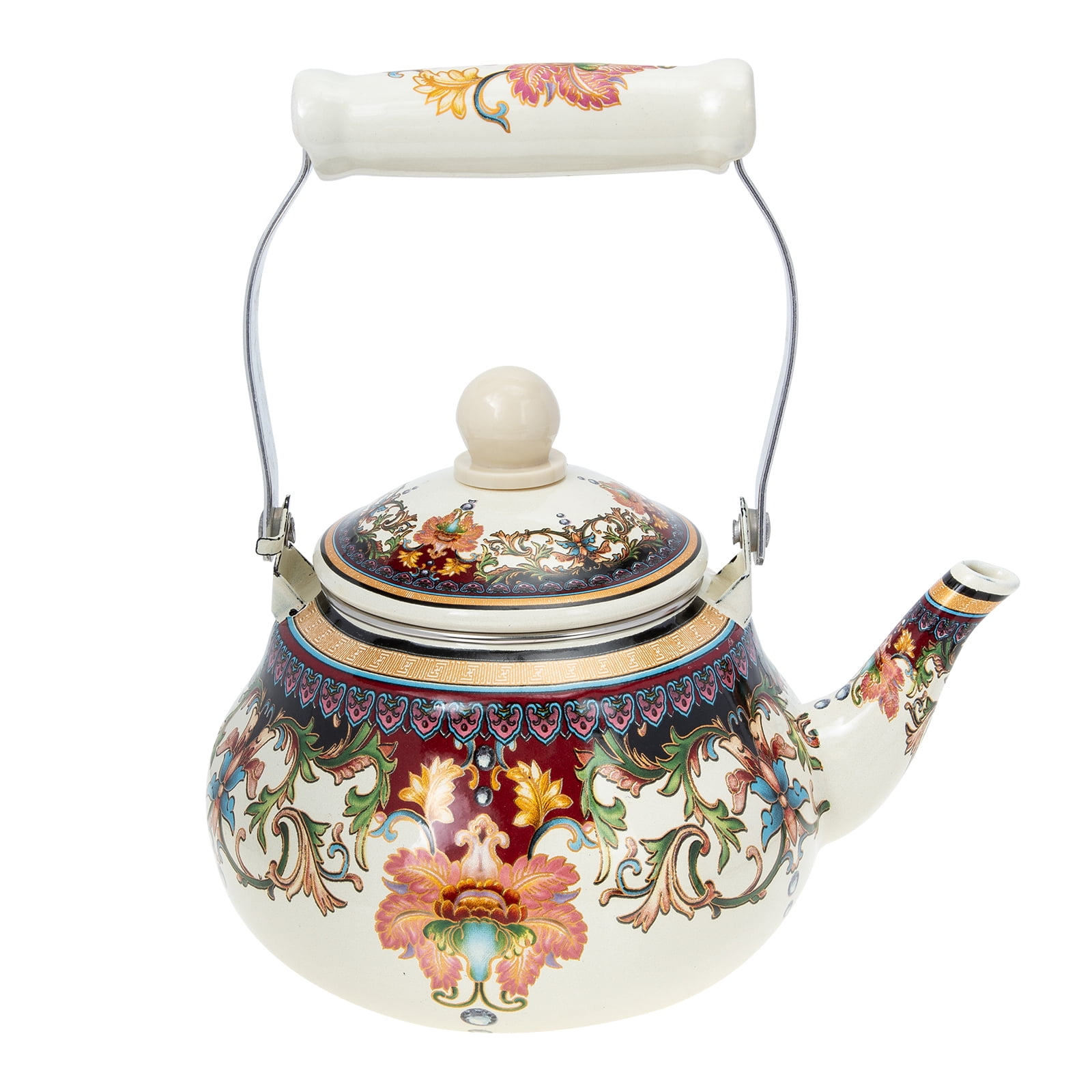 Enamel Ceramic Handle Pot Tea Kettle Home Supplies Household Cast Iron