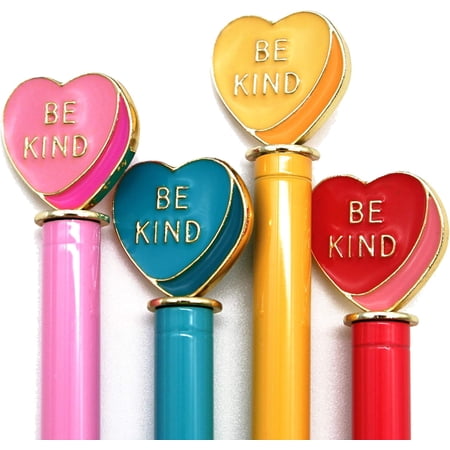 Enamel Charm Pen - BE KIND - Set of 4