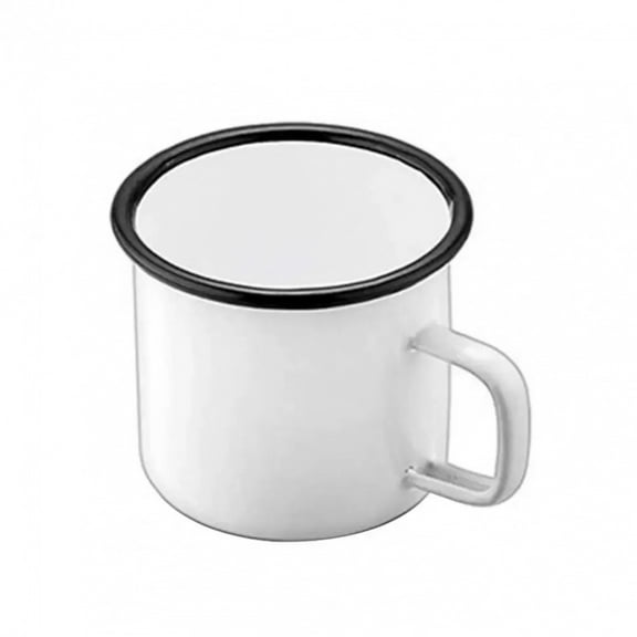 Enamel Coffee Mugs 350ML Creative  Cup Travel Tea  Milk Enamelware  Home Kitchen Drinkware Christmas Party Gifts
